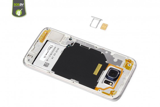 Guide photos remplacement bouton home Samsung Galaxy S6 (Etape 6 - image 1)