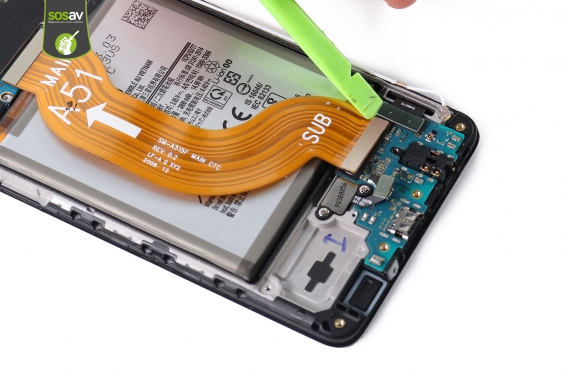 Guide photos remplacement connecteur de charge Galaxy A51 (Etape 10 - image 3)