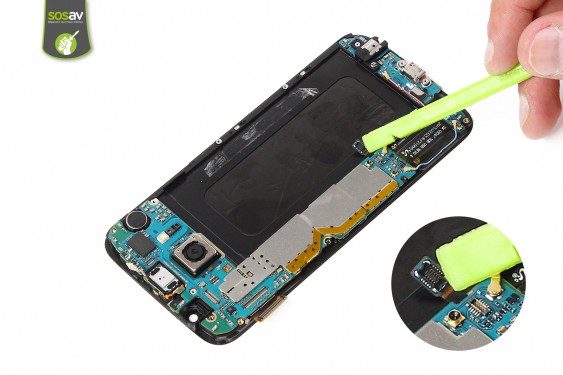 Guide photos remplacement haut-parleur interne/led infrarouge Samsung Galaxy S6 (Etape 13 - image 2)