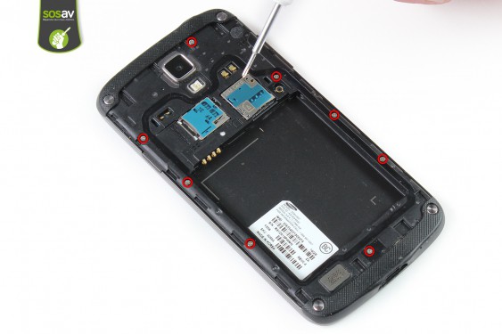 Guide photos remplacement haut-parleur interne Samsung Galaxy S4 Active (Etape 8 - image 1)