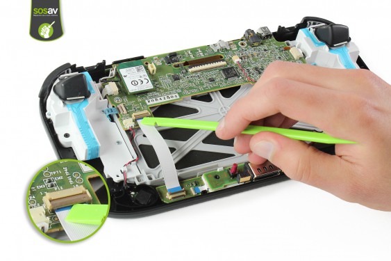 Guide photos remplacement nappe de liaison des boutons du bas Gamepad Wii U (Etape 13 - image 3)