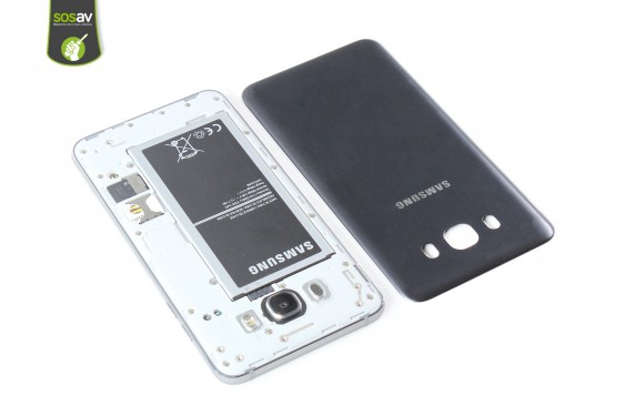 Guide photos remplacement carte sim Samsung Galaxy J7 2016 (Etape 3 - image 1)