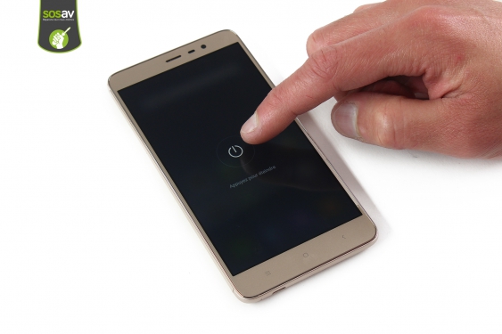 Guide photos remplacement nappe boutons power &  volume Redmi Note 3 (Etape 1 - image 3)