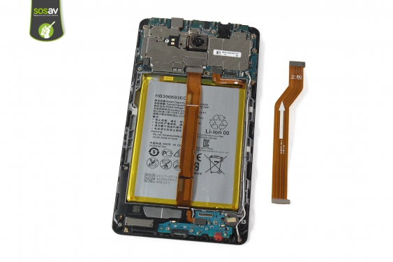 Guide photos remplacement nappe de liaison du connecteur de charge Huawei Mate 8 (Etape 14 - image 2)
