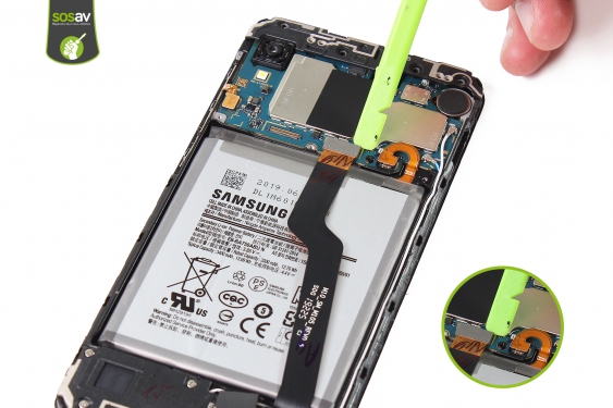 Guide photos remplacement batterie Galaxy A10 (Etape 13 - image 1)