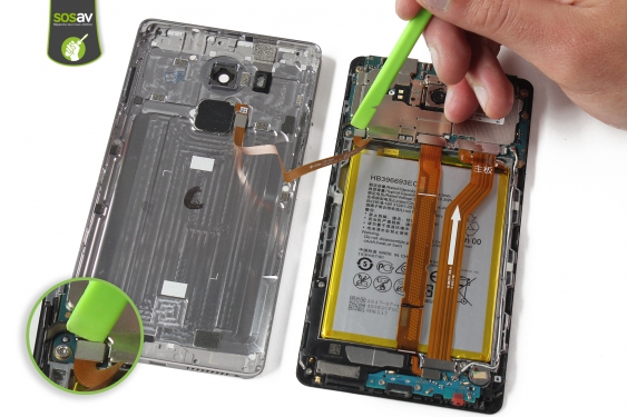 Guide photos remplacement capteur d'empreintes Huawei Mate 8 (Etape 7 - image 1)