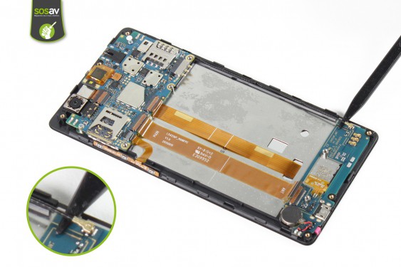 Guide photos remplacement connecteur de charge Wiko Pulp 4G (Etape 11 - image 2)