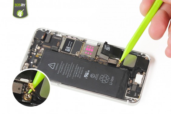 Guide photos remplacement nappe power, vibreur & volume iPhone 5S (Etape 12 - image 4)