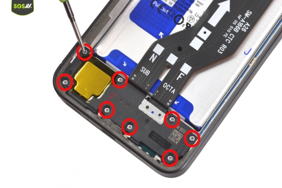 Guide photos remplacement batterie Galaxy A26 (Etape 6 - image 1)