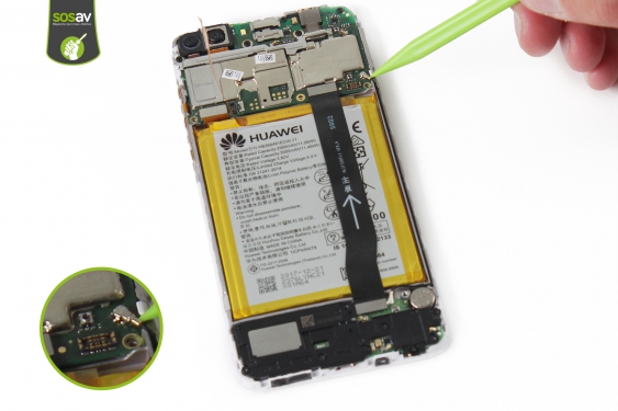 Guide photos remplacement cable d'interconnexion Huawei P Smart (Etape 13 - image 3)