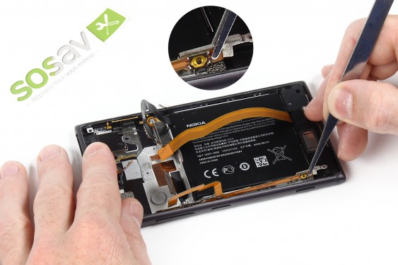 Guide photos remplacement câble interconnexion Lumia 925 (Etape 21 - image 2)