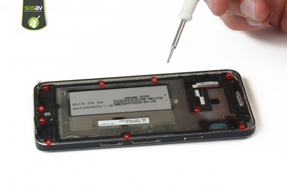 Guide photos remplacement batterie Galaxy A3 (Etape 15 - image 1)