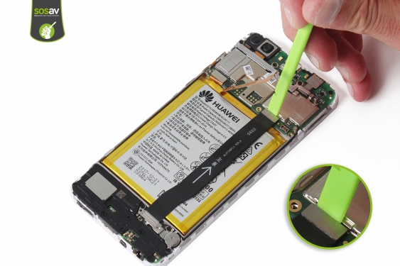 Guide photos remplacement vibreur Huawei P Smart (Etape 11 - image 1)