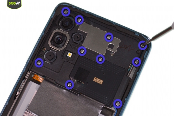 Guide photos remplacement batterie Galaxy A52 (Etape 4 - image 1)