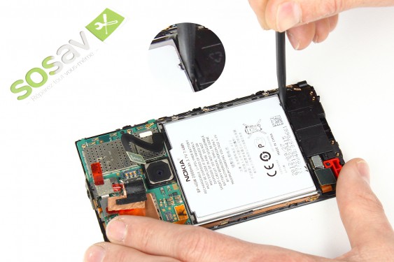 Guide photos remplacement haut-parleur externe Lumia 920 (Etape 15 - image 2)