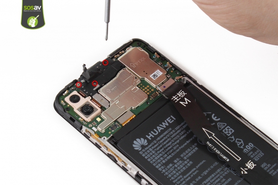 Guide photos remplacement carte mère Huawei P Smart 2019 (Etape 12 - image 1)