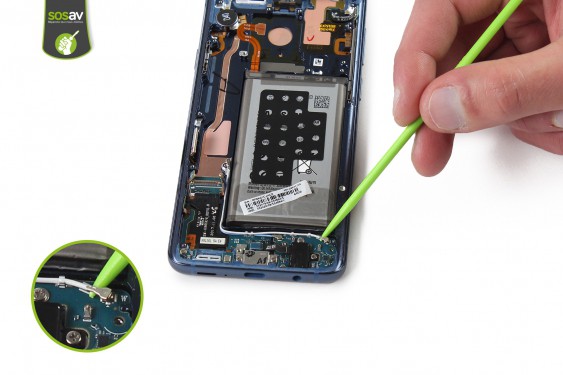 Guide photos remplacement câbles d'interconnexion Galaxy S9+ (Etape 23 - image 2)