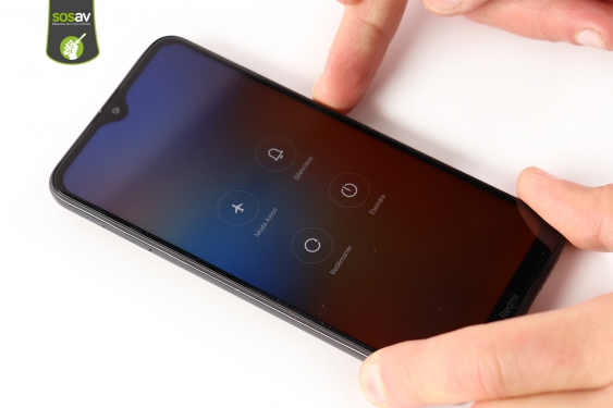 Guide photos remplacement nappe capteur d'empreinte Xiaomi Redmi 8 (Etape 1 - image 2)