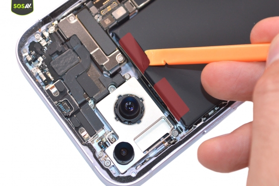 Guide photos remplacement batterie iPhone 14 Plus (Etape 6 - image 1)