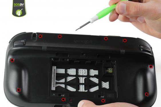 Guide photos remplacement ecran lcd Gamepad Wii U (Etape 10 - image 1)