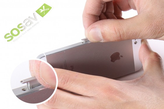 Guide photos remplacement tiroir sim iPhone 5 (Etape 3 - image 1)
