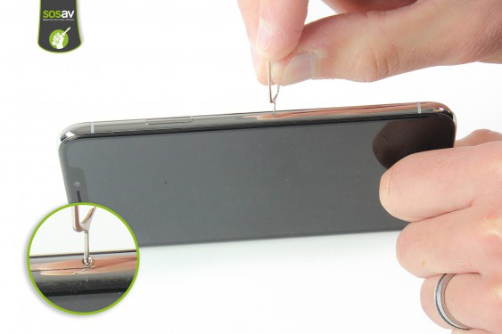 Guide photos remplacement tiroir sim iPhone X (Etape 2 - image 1)