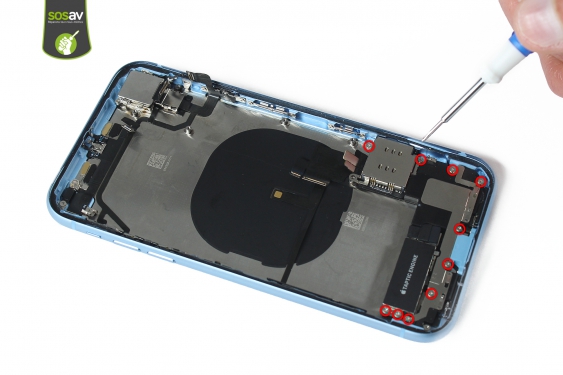 Guide photos remplacement antenne secondaire iPhone XR (Etape 20 - image 1)