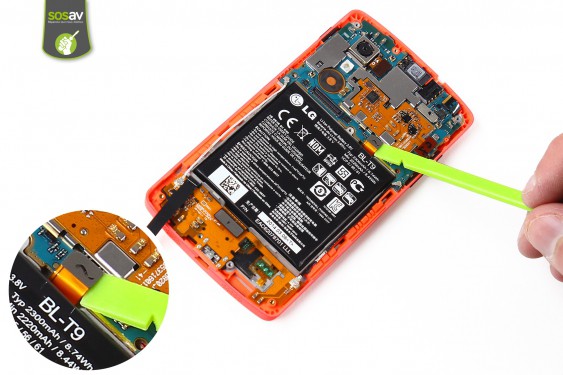 Guide photos remplacement haut-parleur interne Nexus 5 (Etape 10 - image 1)