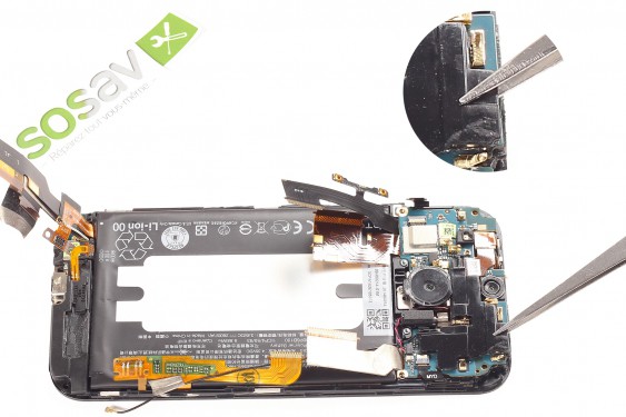 Guide photos remplacement nappe de liaision principale de la carte fille HTC one M8 (Etape 28 - image 1)