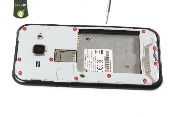 Guide photos remplacement haut-parleur externe Galaxy J1 2015 (Etape 10 - image 1)