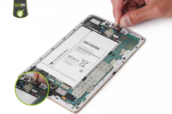 Guide photos remplacement batterie Galaxy Tab S 8.4 (Etape 9 - image 2)
