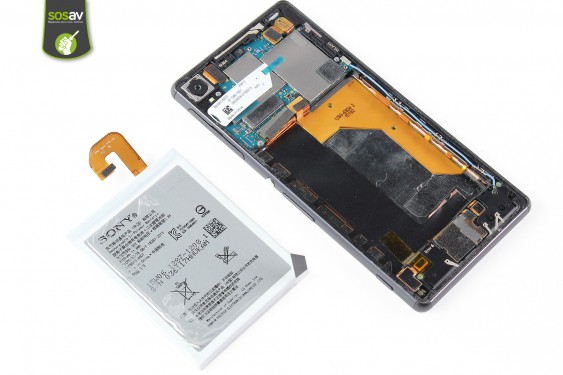 Guide photos remplacement nappe power / volume / micro Xperia Z3 (Etape 11 - image 4)