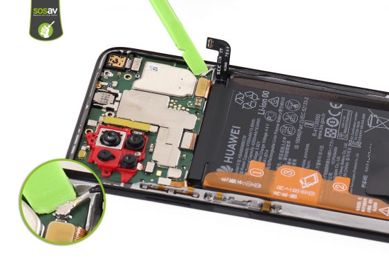 Guide photos remplacement haut-parleur interne Huawei P40 Lite (Etape 10 - image 2)