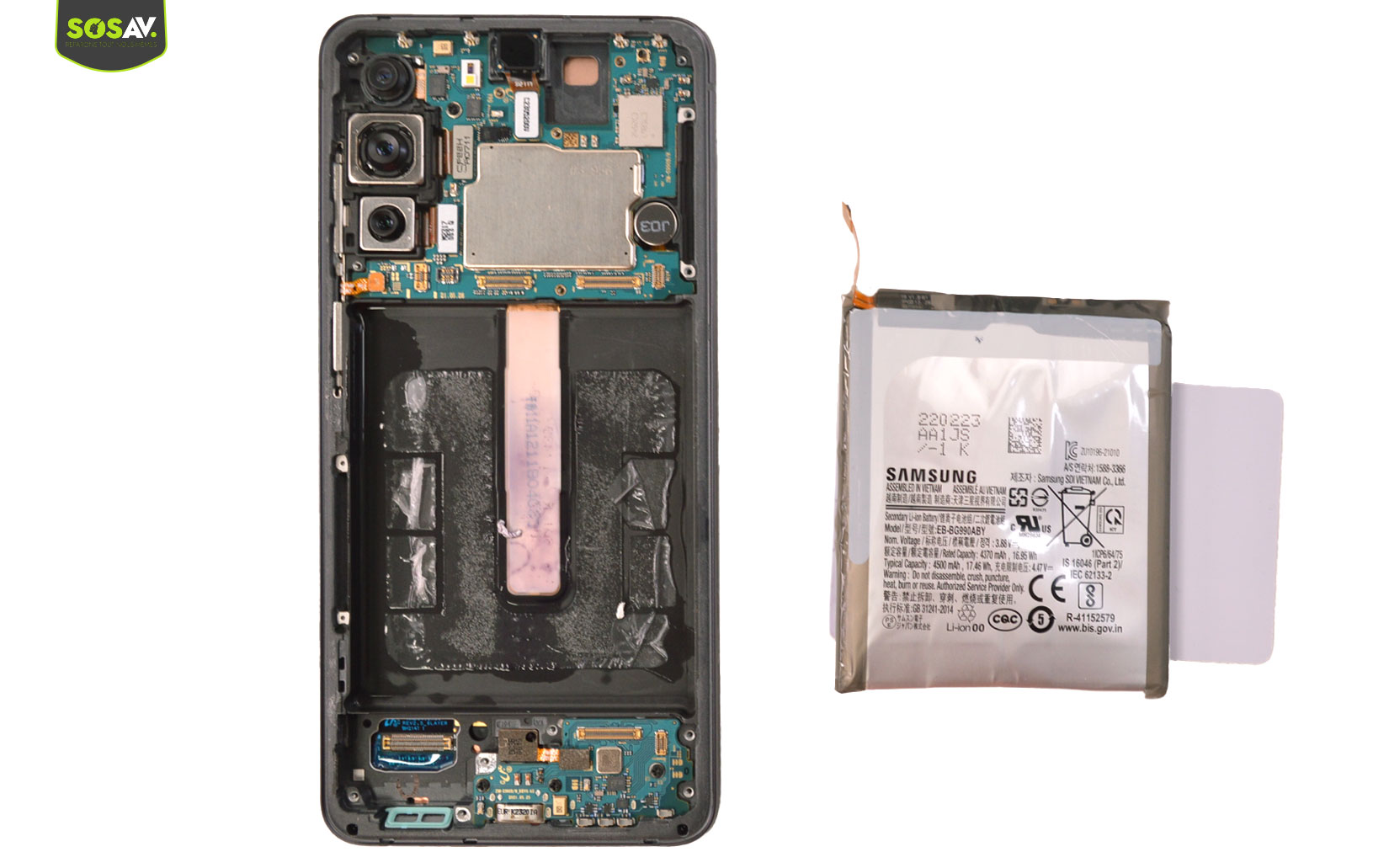 Guide de réparation Batterie Galaxy S21 Fe (5G)