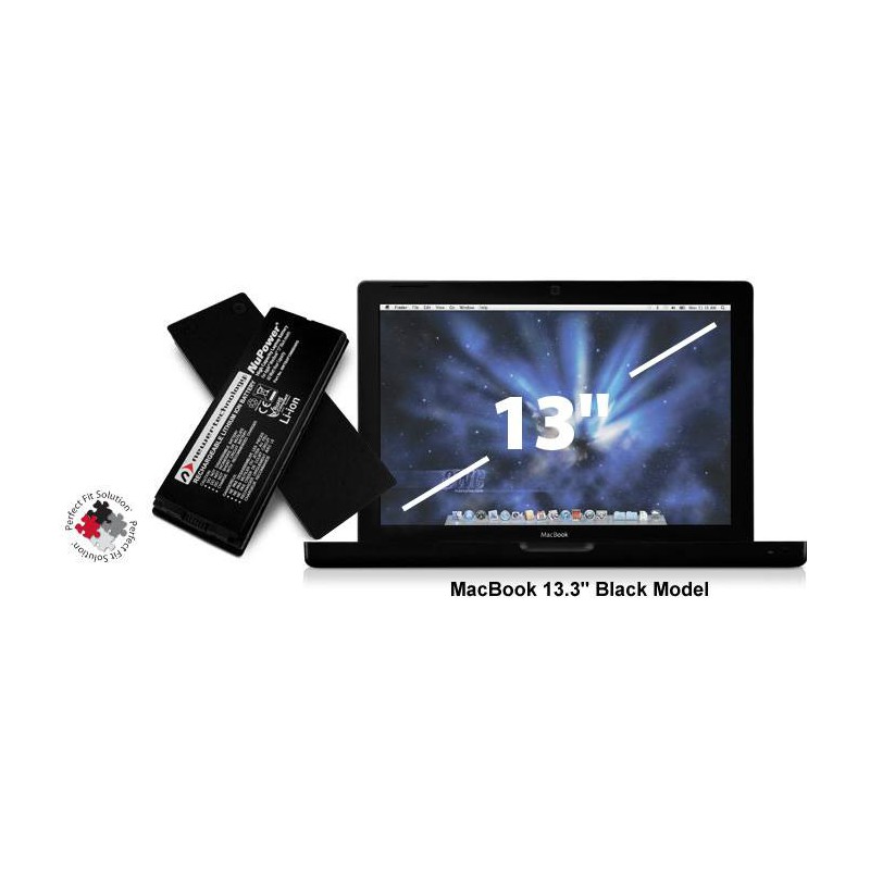 Batterie NuPower NewerTech - MacBook 13" Noir