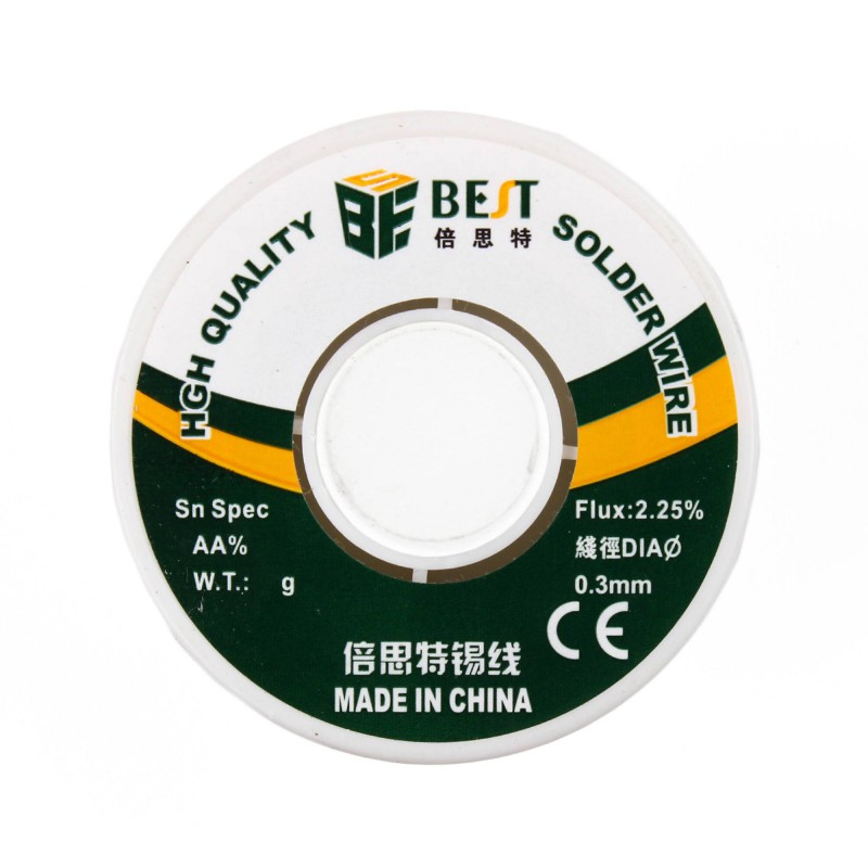 Fil à souder 0,3mm - 100 grammes (NO.T051) Fil à souder 0,3mm - 100 grammes (NO.T051)