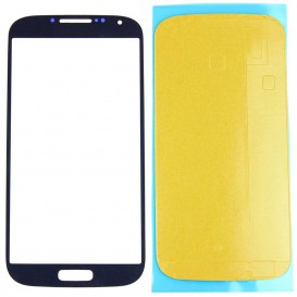 Vitre tactile Noire + Stickers - Samsung Galaxy S4