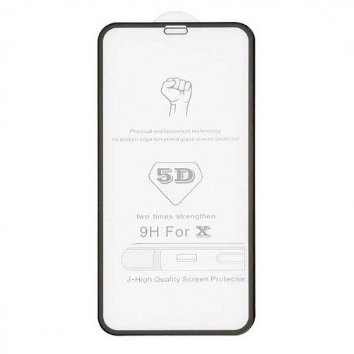 Film en verre trempé incurvé 5D Premium iPhone XR