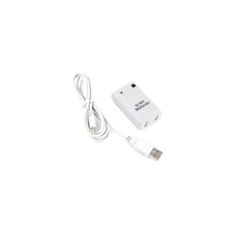 Batterie manette + Cable recharge - Xbox 360 / 360 S