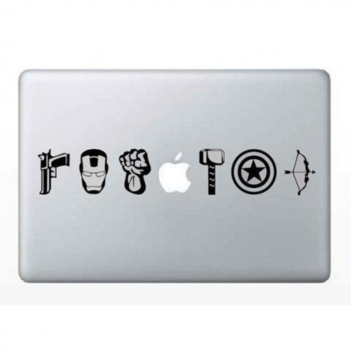 Sticker MacBook Avengers Accessoires Mac 