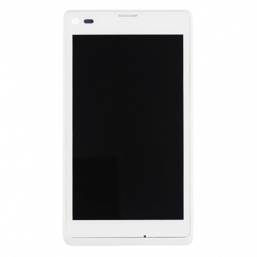 Ecran Complet Blanc (LCD + Tactile + Châssis) - Xperia L