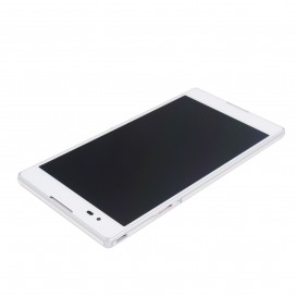 Ecran Complet Blanc (LCD + Tactile + Châssis) - Xperia T2 Ultra