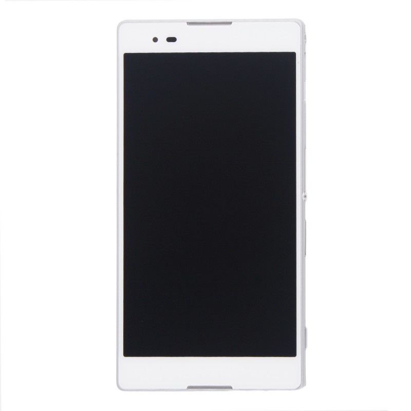 Ecran Complet Blanc (LCD + Tactile + Châssis) - Xperia T2 Ultra