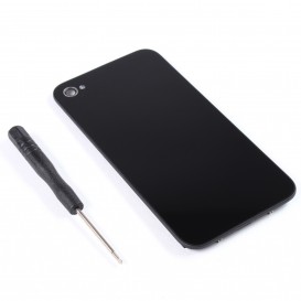 Kit réparation Vitre Arrière Noire Sans Logo - iPhone 4S