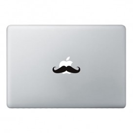 Sticker MacBook Moustache