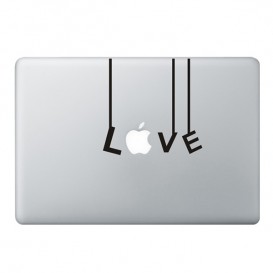 Sticker MacBook Guirlande Love