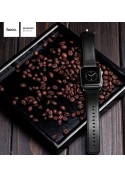 Bracelet Cuir Hoco Noir Apple Watch 42mm MacManiack non trie - SOSav.fr