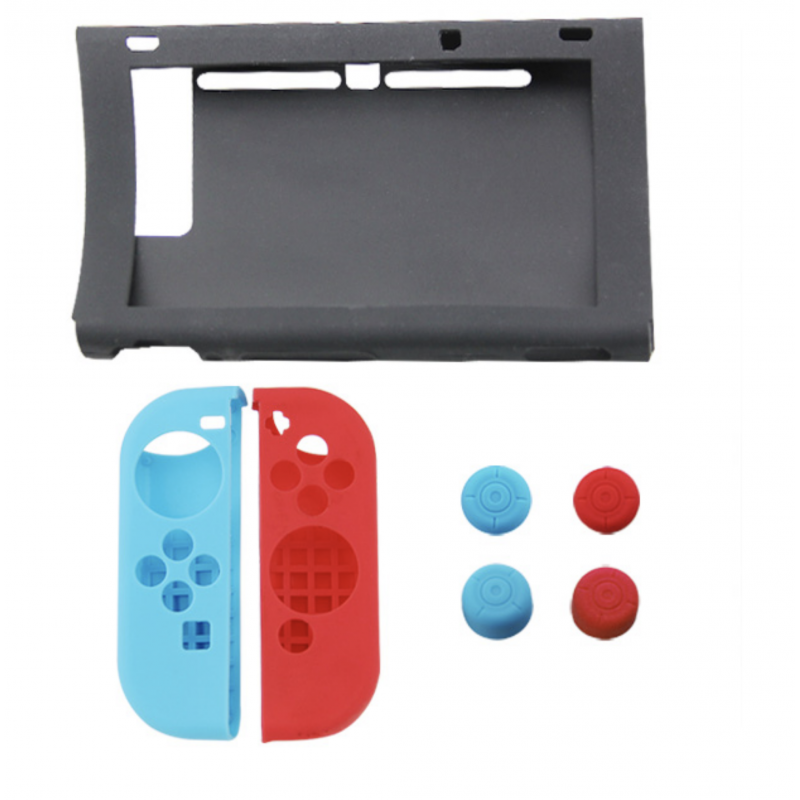 SOSav - Coque silicone console + manette compatible Nintendo Switch