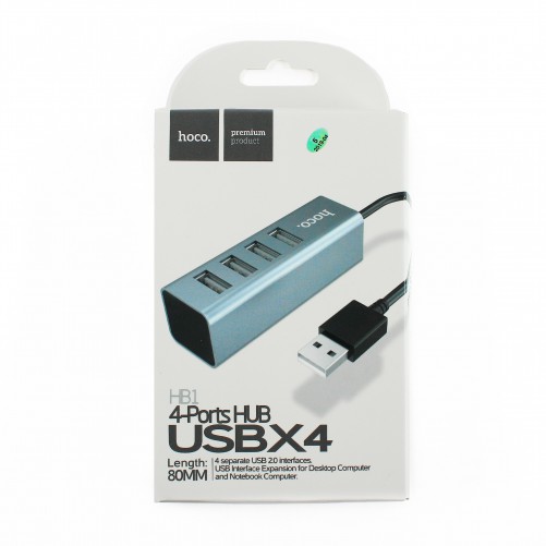 HUB 4 ports USB 2.0 NOIR HOCO