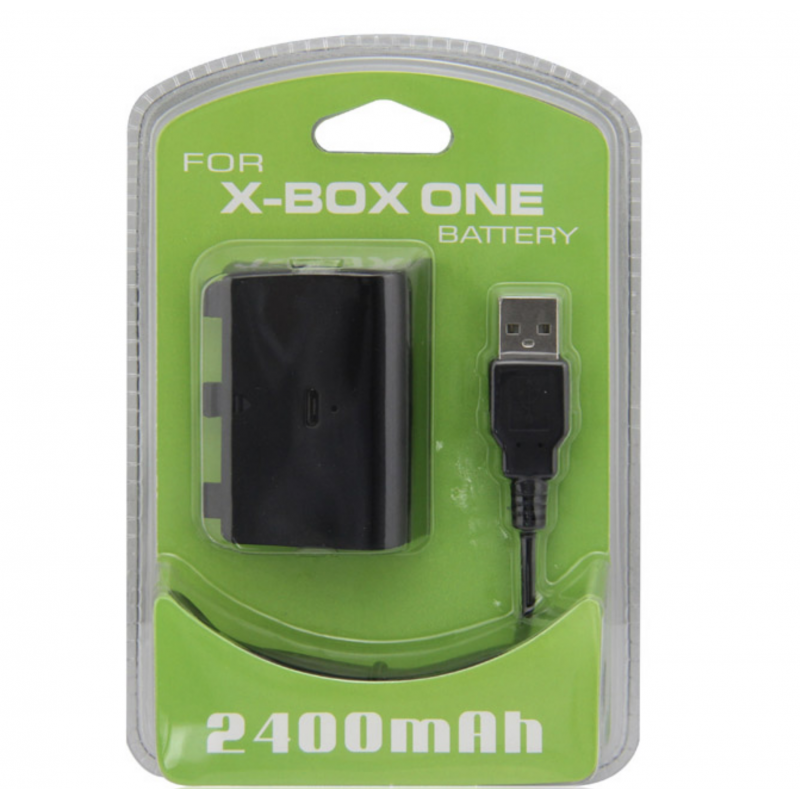 Batterie Manette Xbox One (2400 mAh) + câble